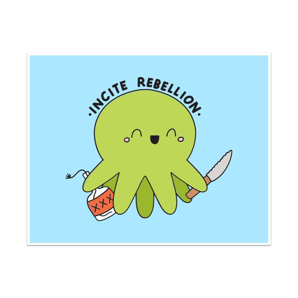 Incite Rebellion Unframed Art Print - Starry Skies Austin