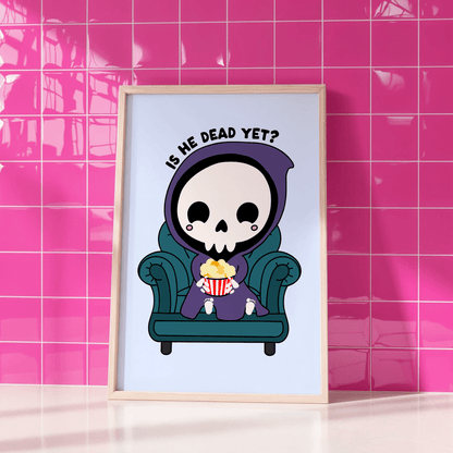 Is He Dead Yet Unframed Art Print - Starry Skies Austin