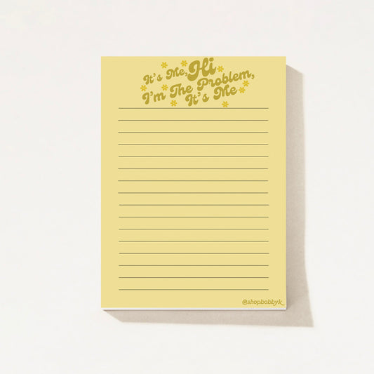It's Me Hi I'm The Problem It's Me Notepad - Starry Skies Austin