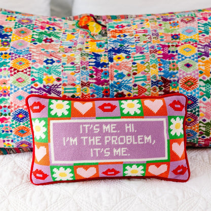 It's Me Needlepoint Pillow - Starry Skies Austin