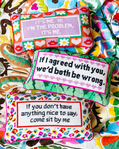 It's Me Needlepoint Pillow - Starry Skies Austin