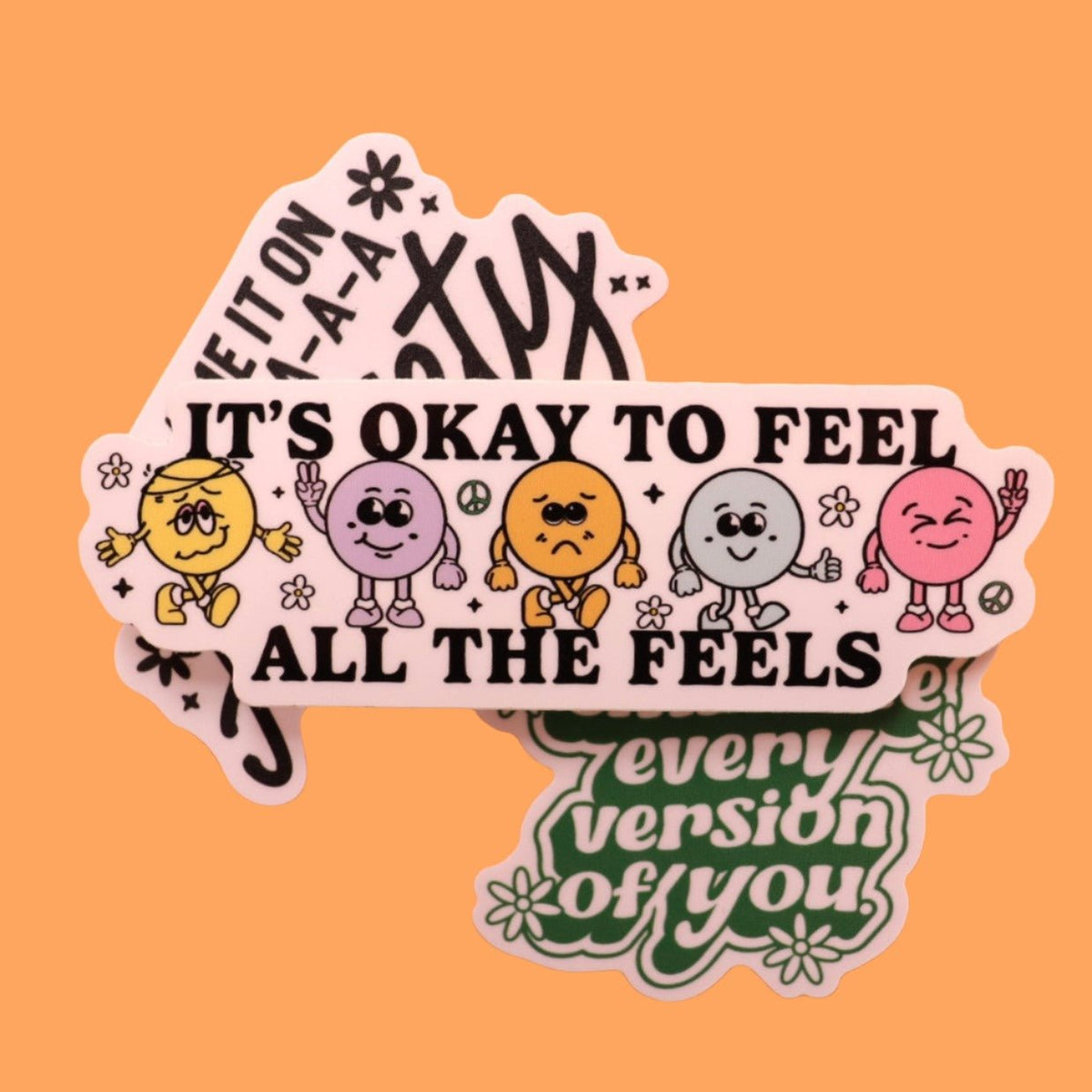 "It's Okay To Feel" Sticker - Starry Skies Austin