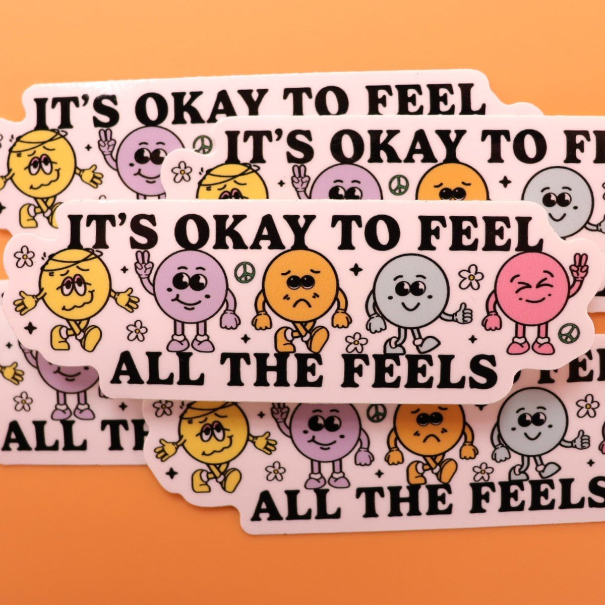 "It's Okay To Feel" Sticker - Starry Skies Austin