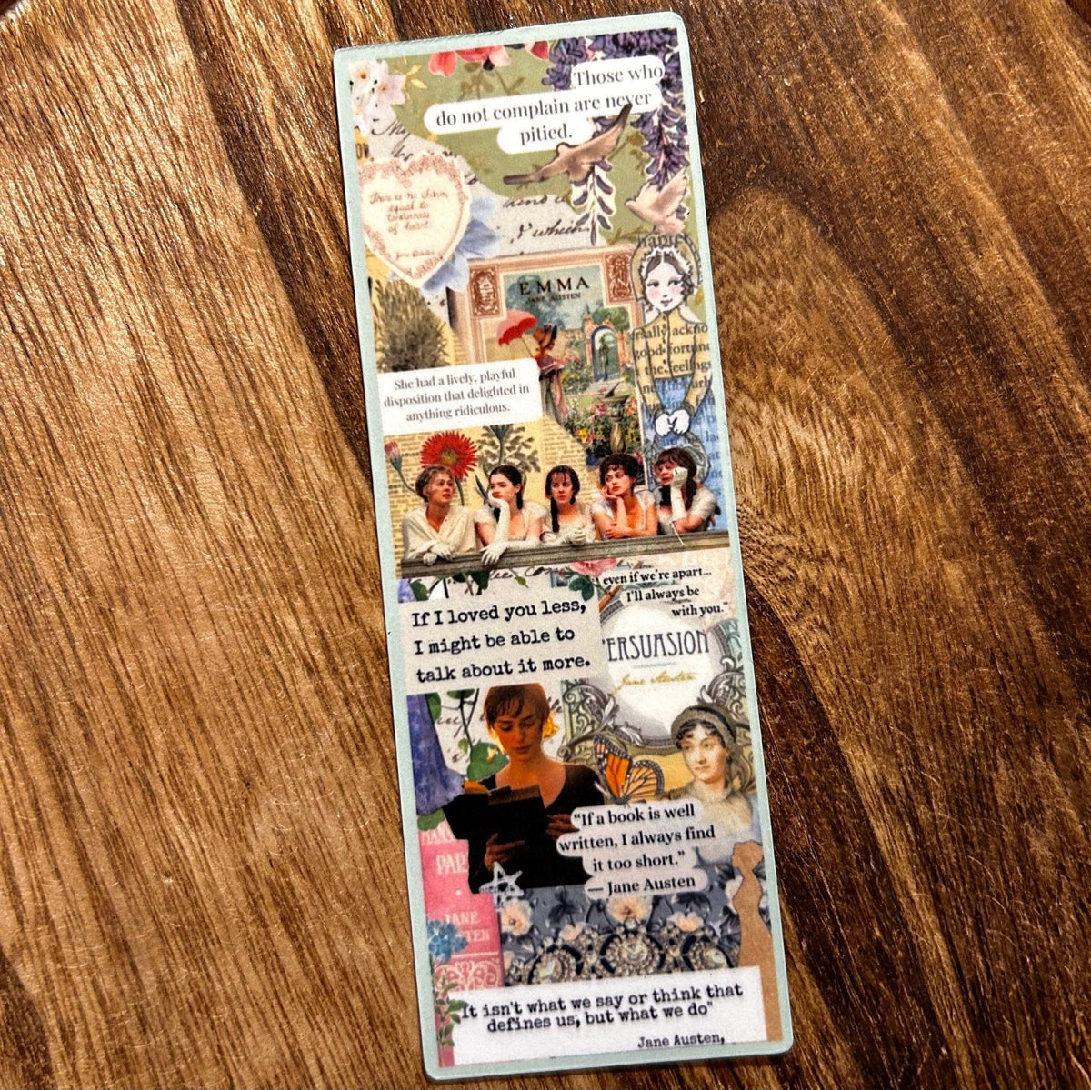 Jane Austen Cardstock Bookmark - Starry Skies Austin