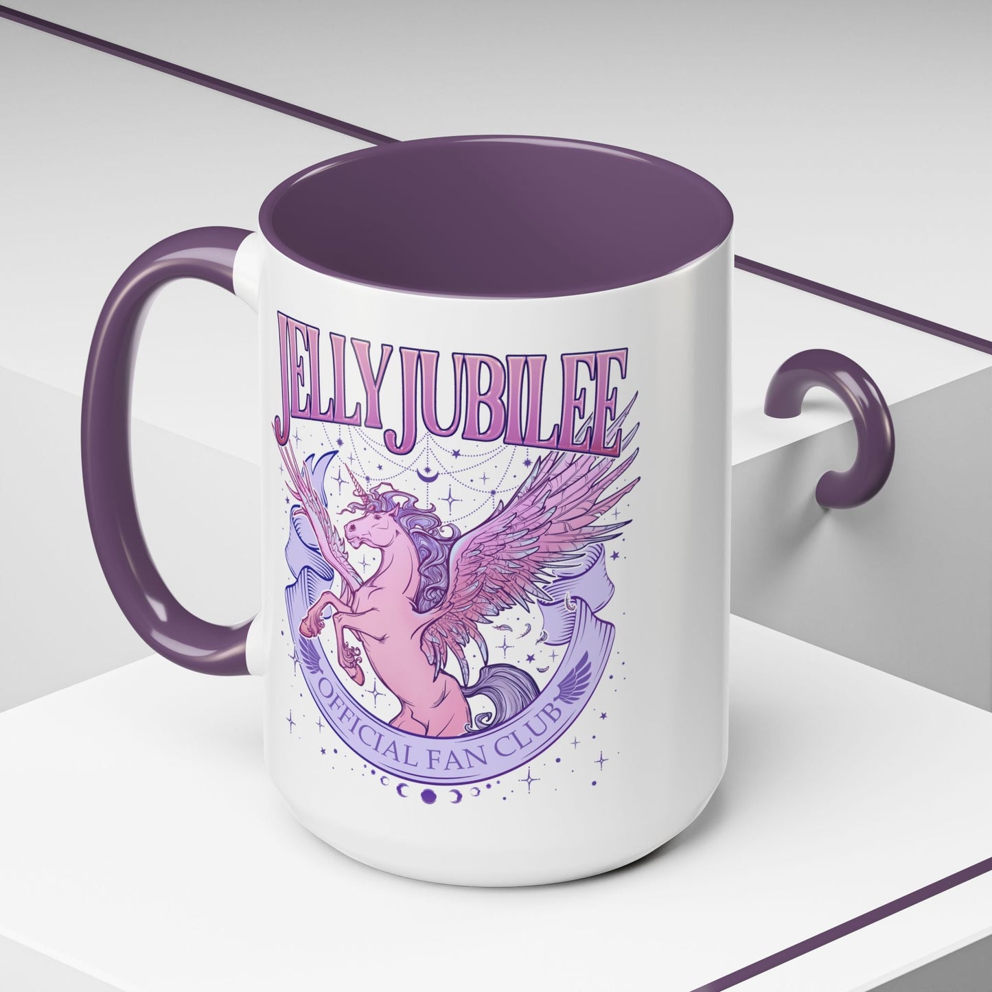 Jelly Jubilee Fan Club Mug | Crescent City Inspired Pegasus Design - Starry Skies Austin