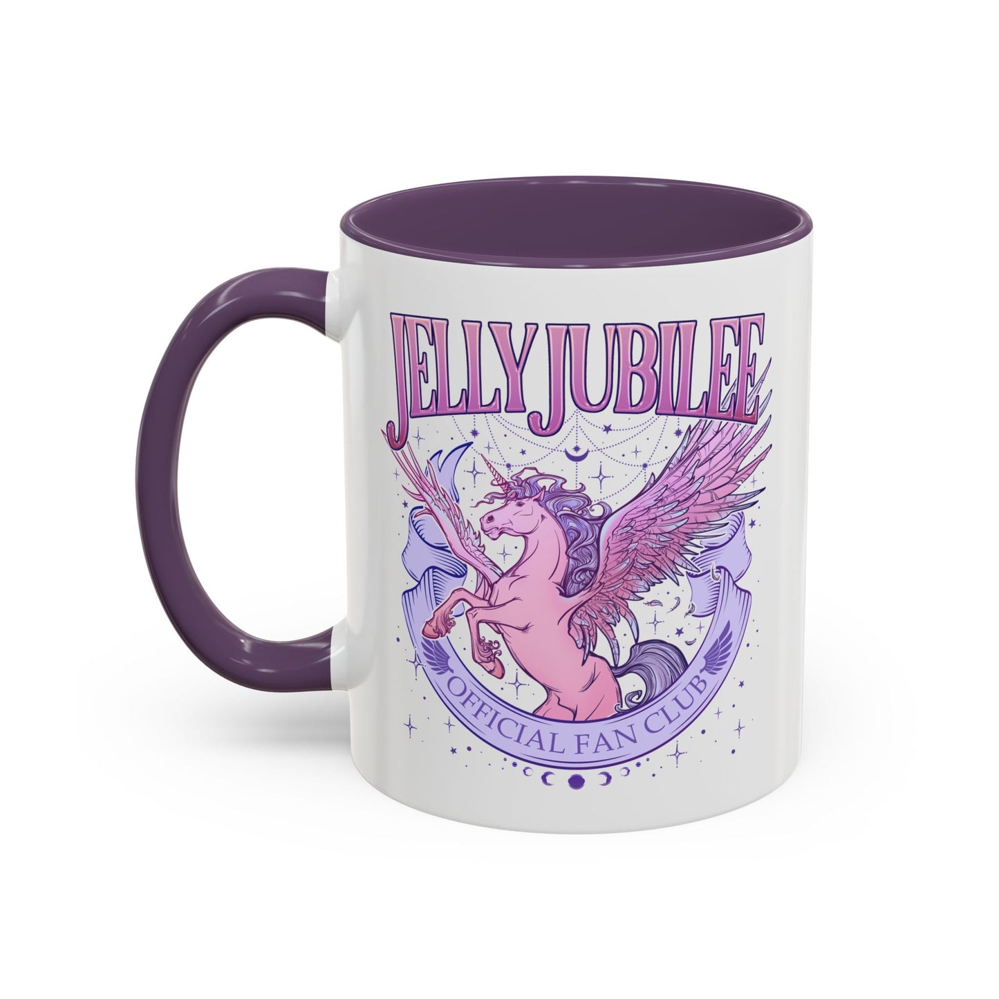 Jelly Jubilee Fan Club Mug | Crescent City Inspired Pegasus Design - Starry Skies Austin