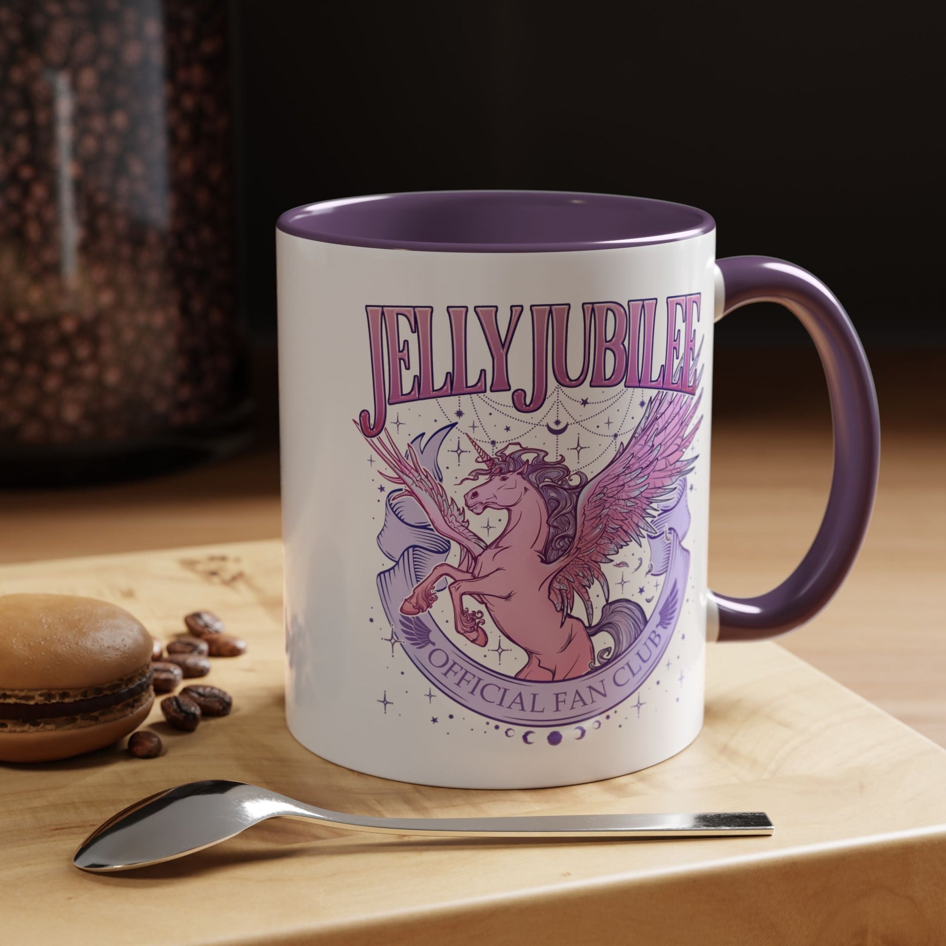 Jelly Jubilee Fan Club Mug | Crescent City Inspired Pegasus Design - Starry Skies Austin