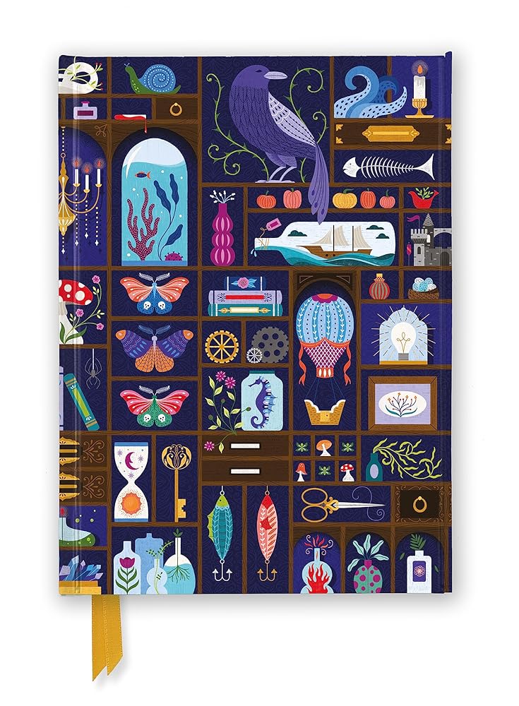 Jenny Zemanek: A Cabinet of Curiosities (Foiled Journal) (Flame Tree Notebooks) by Flame Tree Studio - Starry Skies Austin