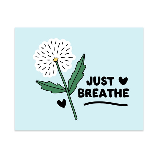 Just Breathe Unframed Art Print - Starry Skies Austin