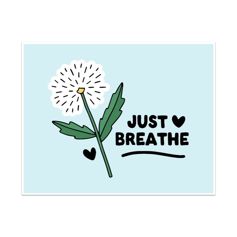 Just Breathe Unframed Art Print - Starry Skies Austin
