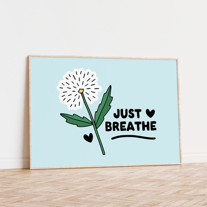Just Breathe Unframed Art Print - Starry Skies Austin