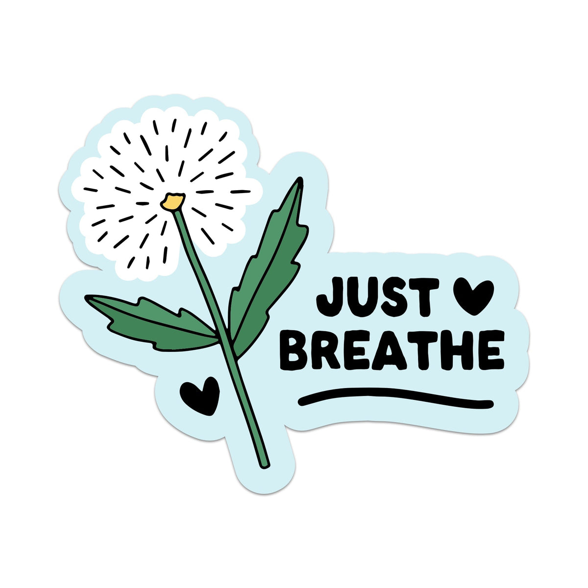 Just Breathe Vinyl Sticker - Starry Skies Austin