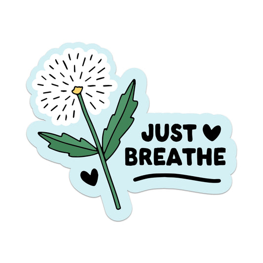 Just Breathe Vinyl Sticker - Starry Skies Austin