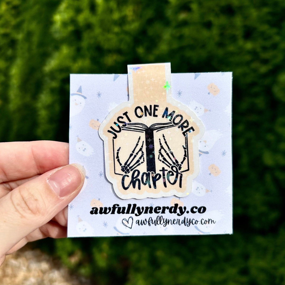 Just One More Chapter Magnetic Bookmark - Starry Skies Austin