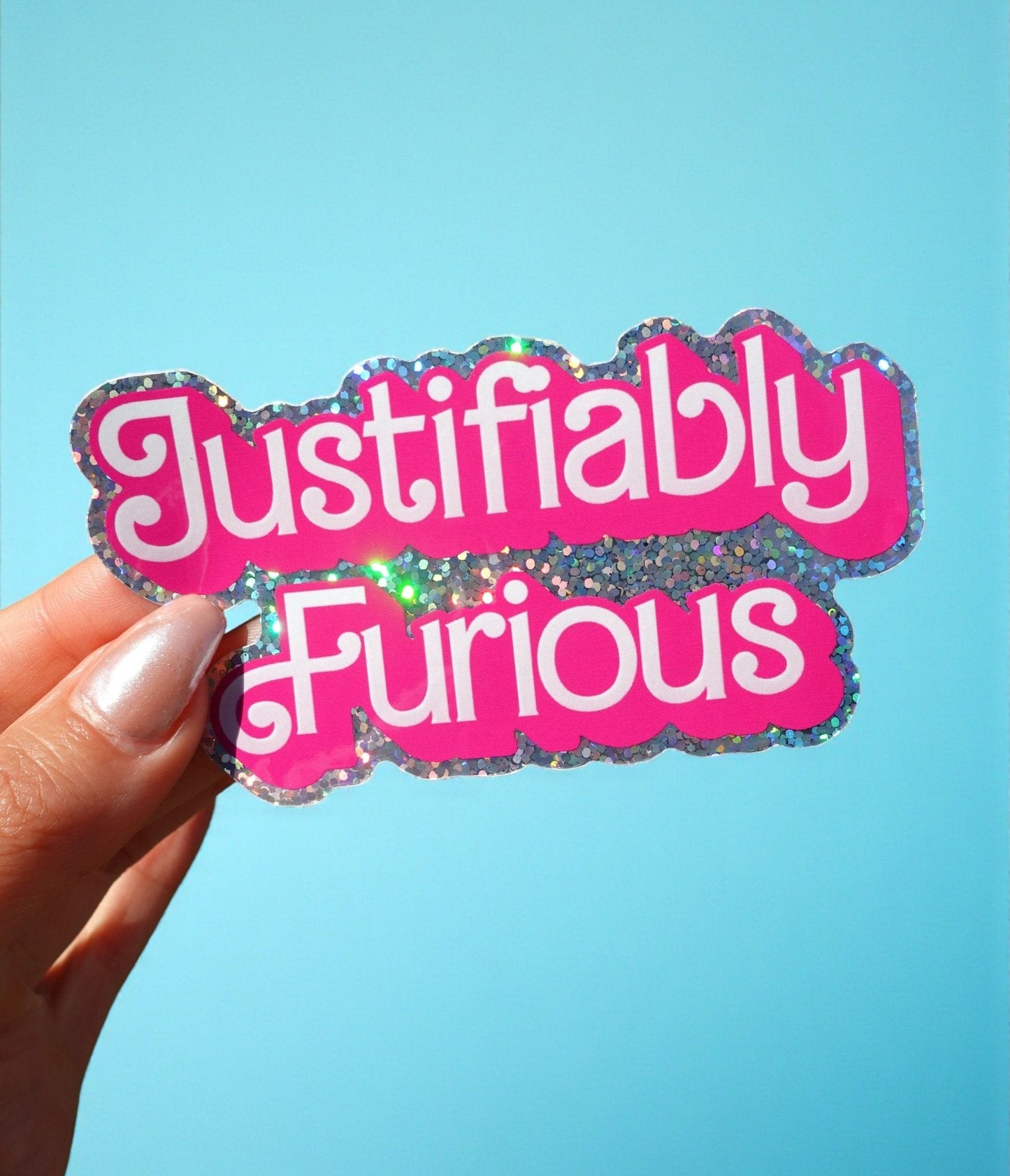 Justifiably Furious Sticker - Starry Skies Austin