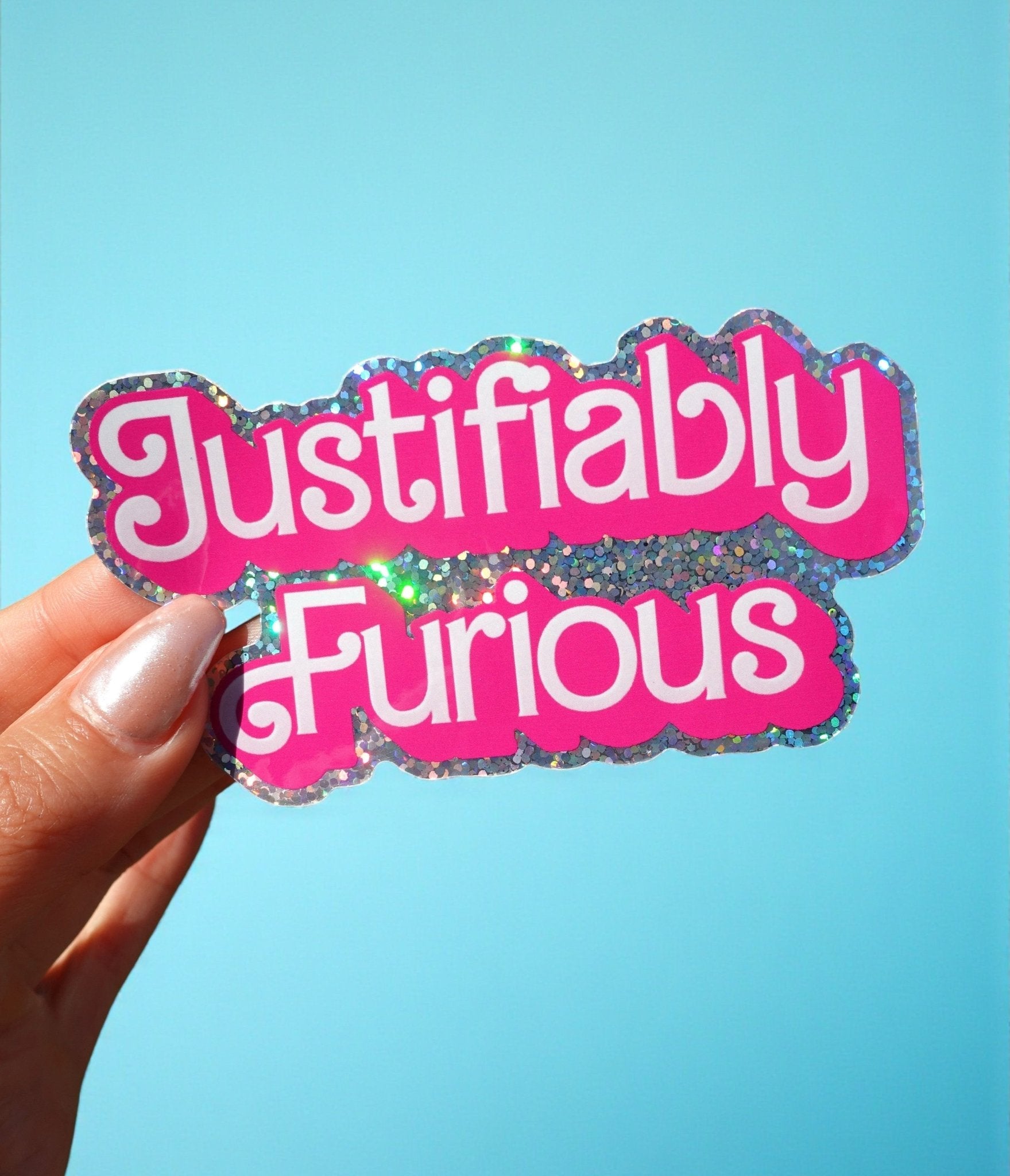 Justifiably Furious Sticker - Starry Skies Austin