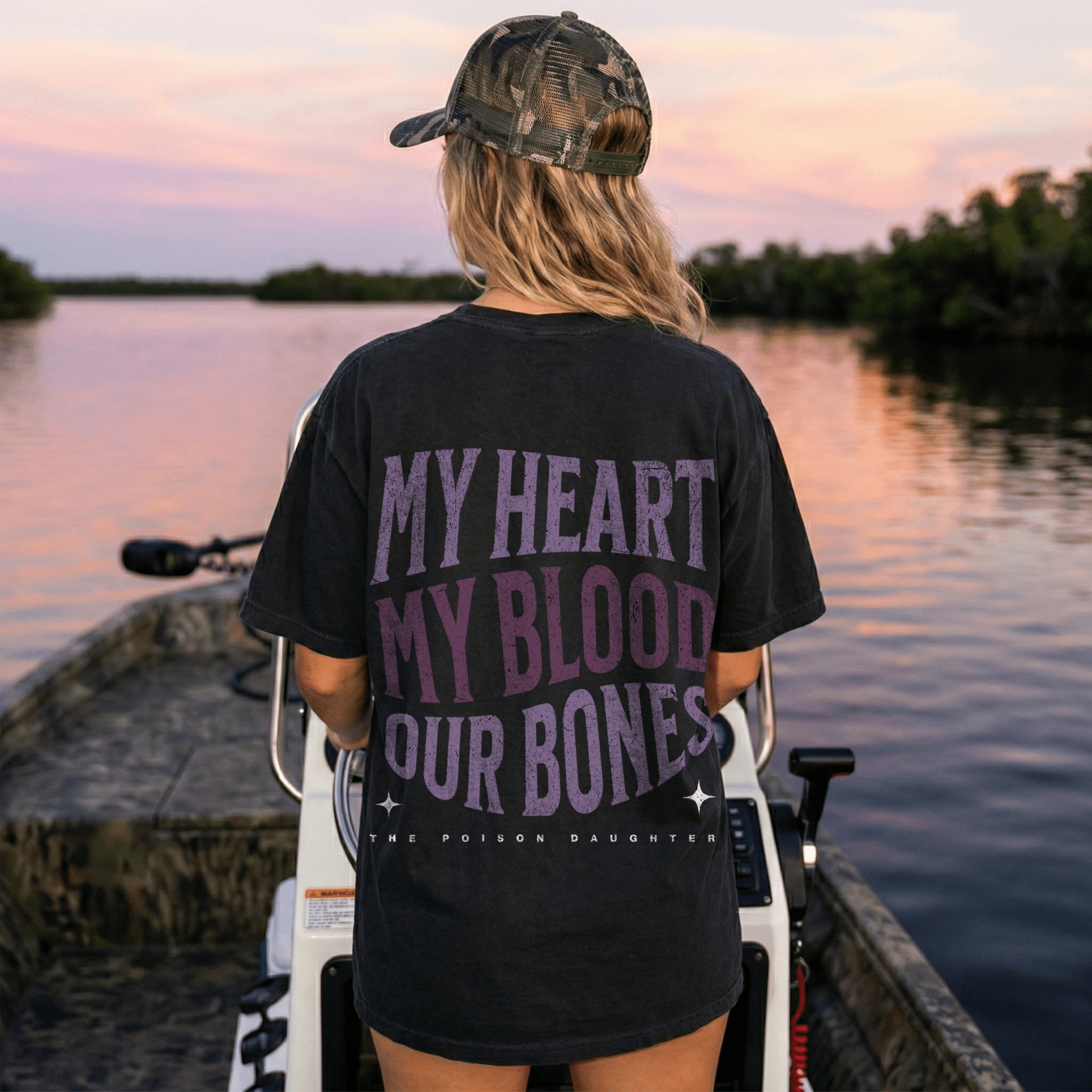 Kill Him With A Kiss Bookish Tee - Starry Skies Austin