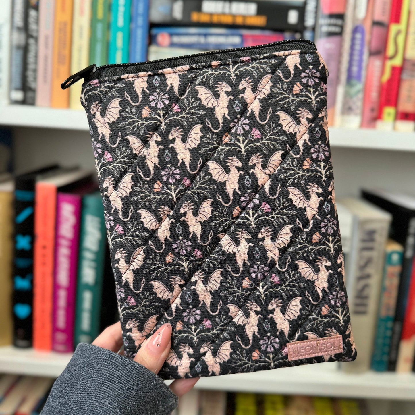Kindle Sleeve | floral dragons - Starry Skies Austin