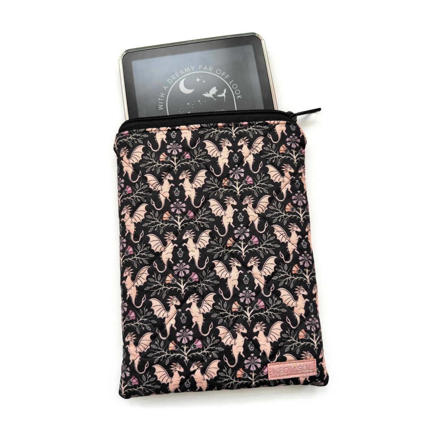 Kindle Sleeve | floral dragons - Starry Skies Austin
