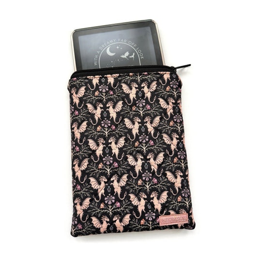 Kindle Sleeve | floral dragons - Starry Skies Austin