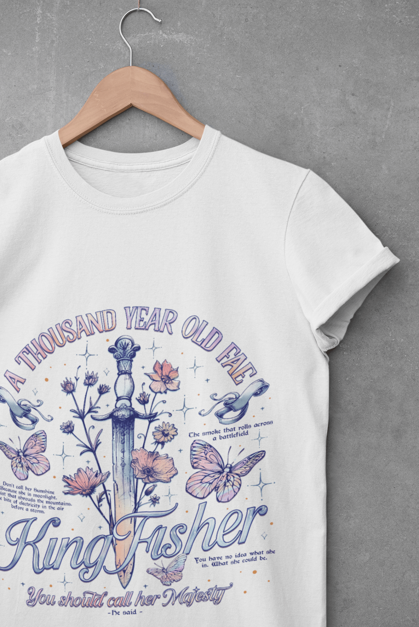 Kingfisher Fantasy Tee – Premium Callie Hart Merchandise & Romantasy Fashion - Starry Skies Austin