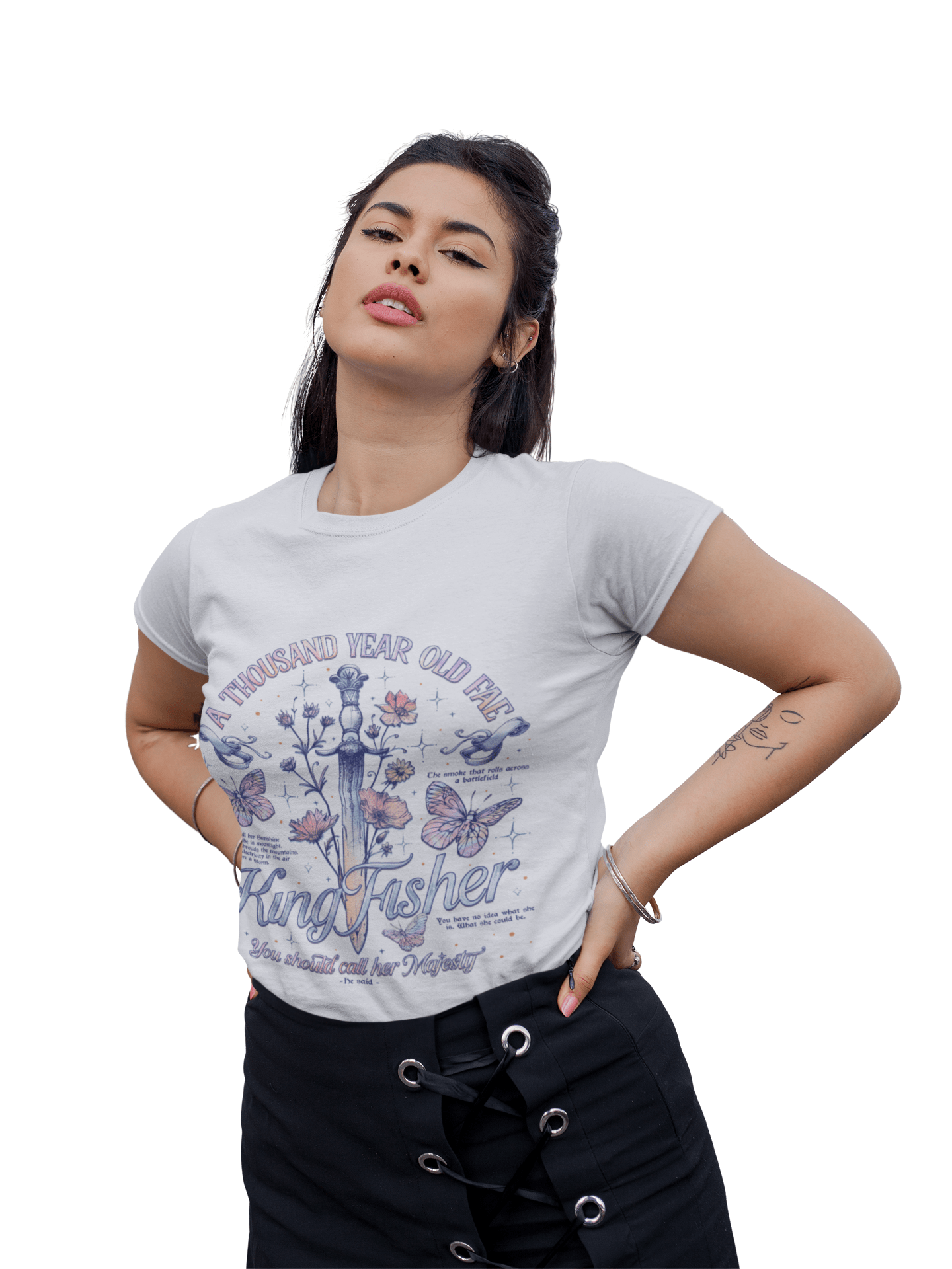 Kingfisher Fantasy Tee – Premium Callie Hart Merchandise & Romantasy Fashion - Starry Skies Austin