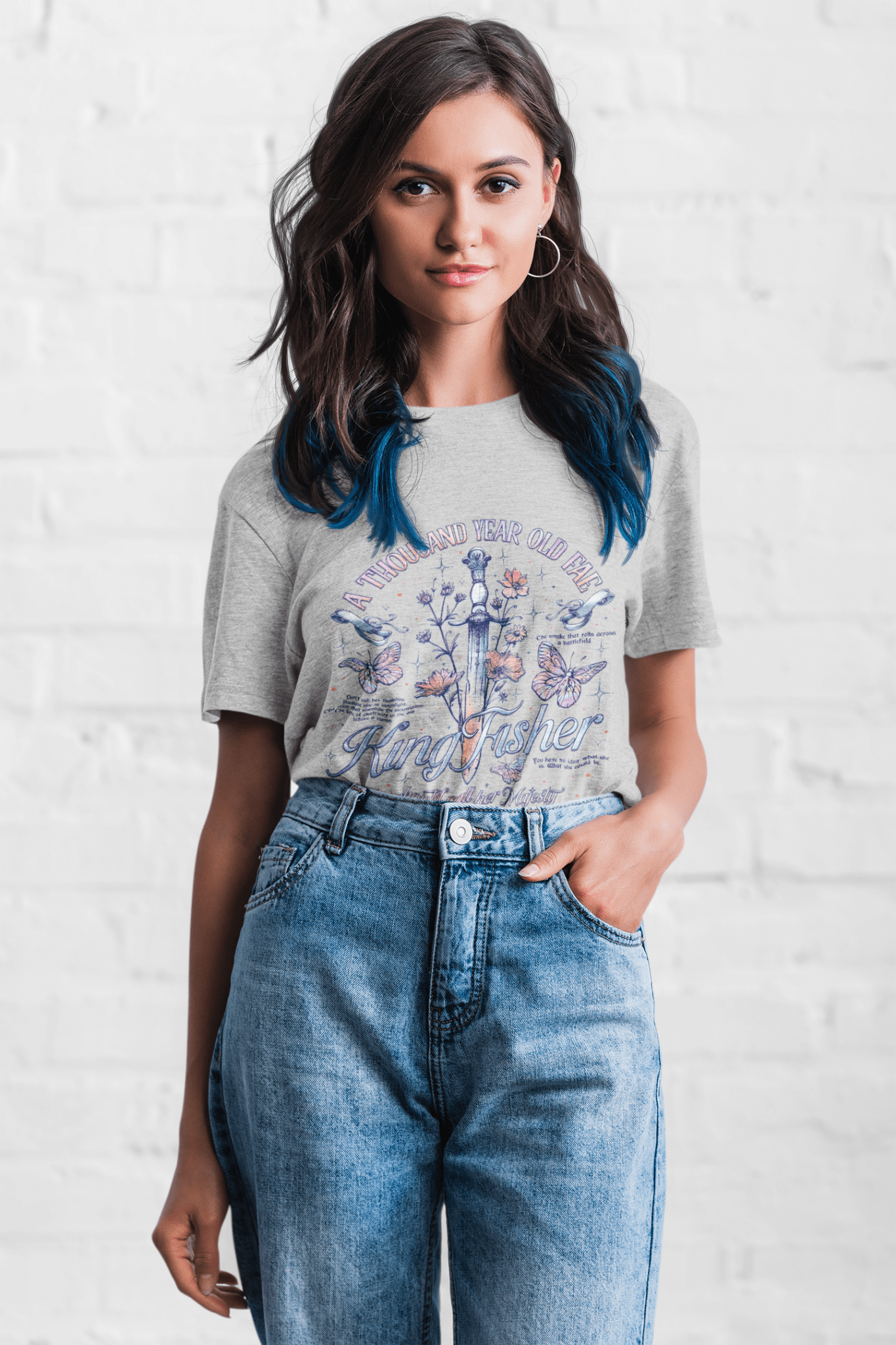 Kingfisher Fantasy Tee – Premium Callie Hart Merchandise & Romantasy Fashion - Starry Skies Austin