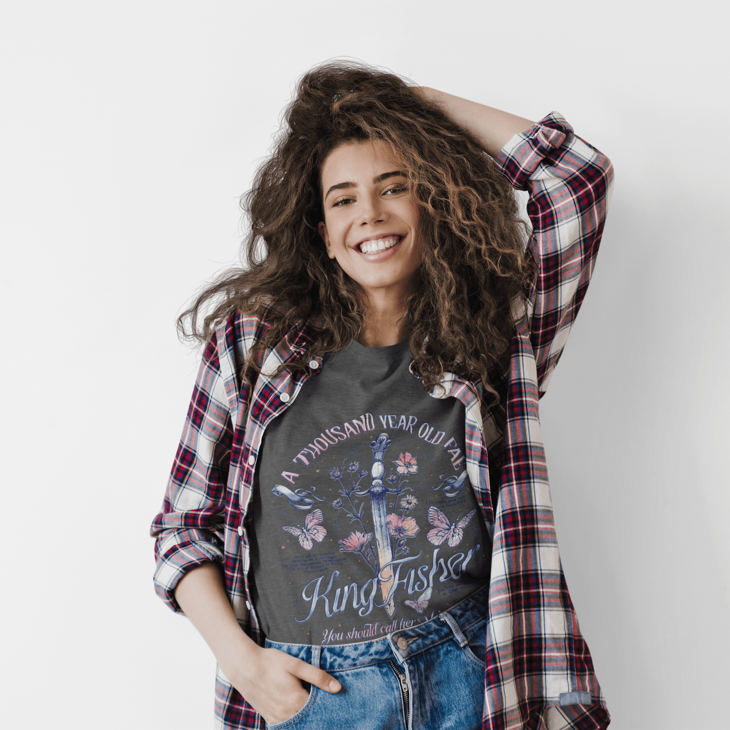 Kingfisher Fantasy Tee – Premium Callie Hart Merchandise & Romantasy Fashion - Starry Skies Austin