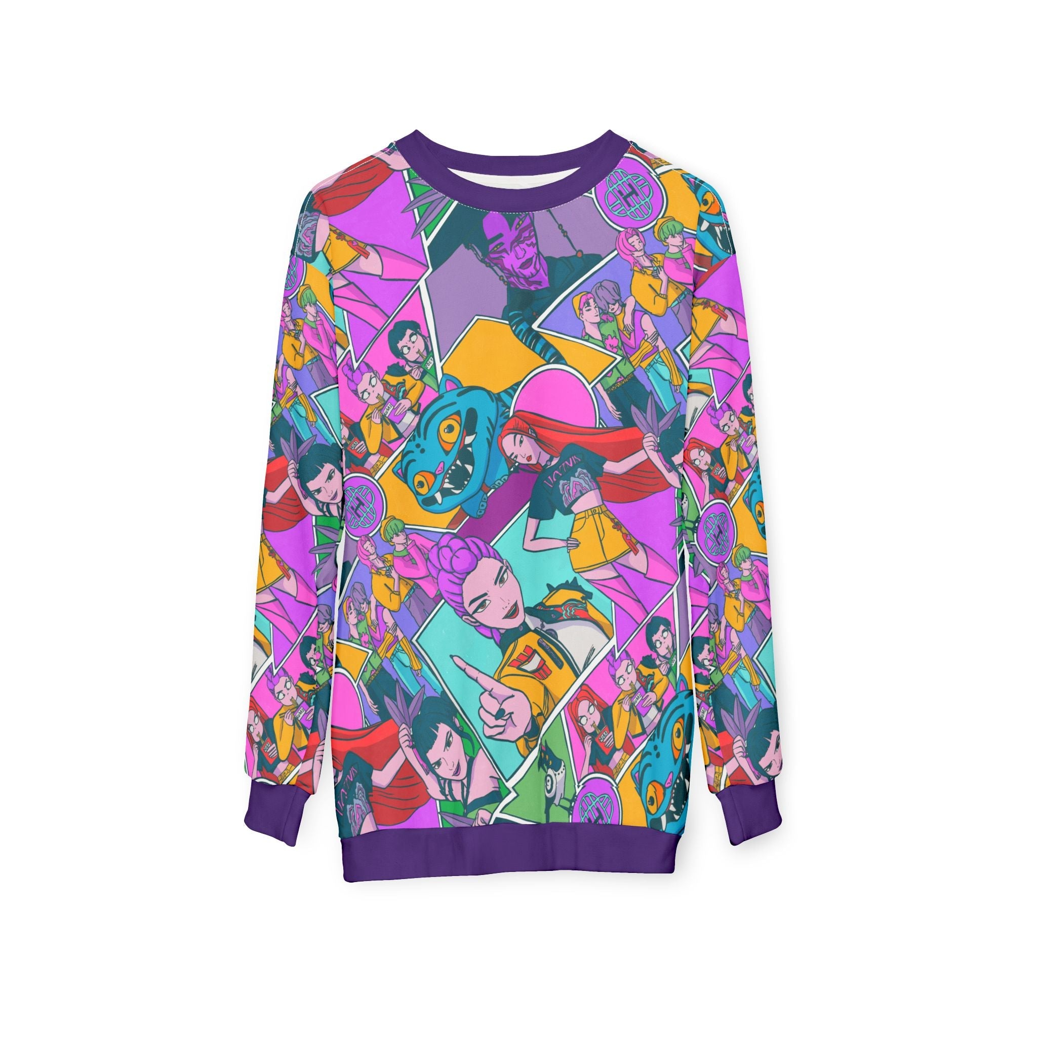 Kpop Demon Hunters Inspired Graphic Sweatshirt - Starry Skies Austin