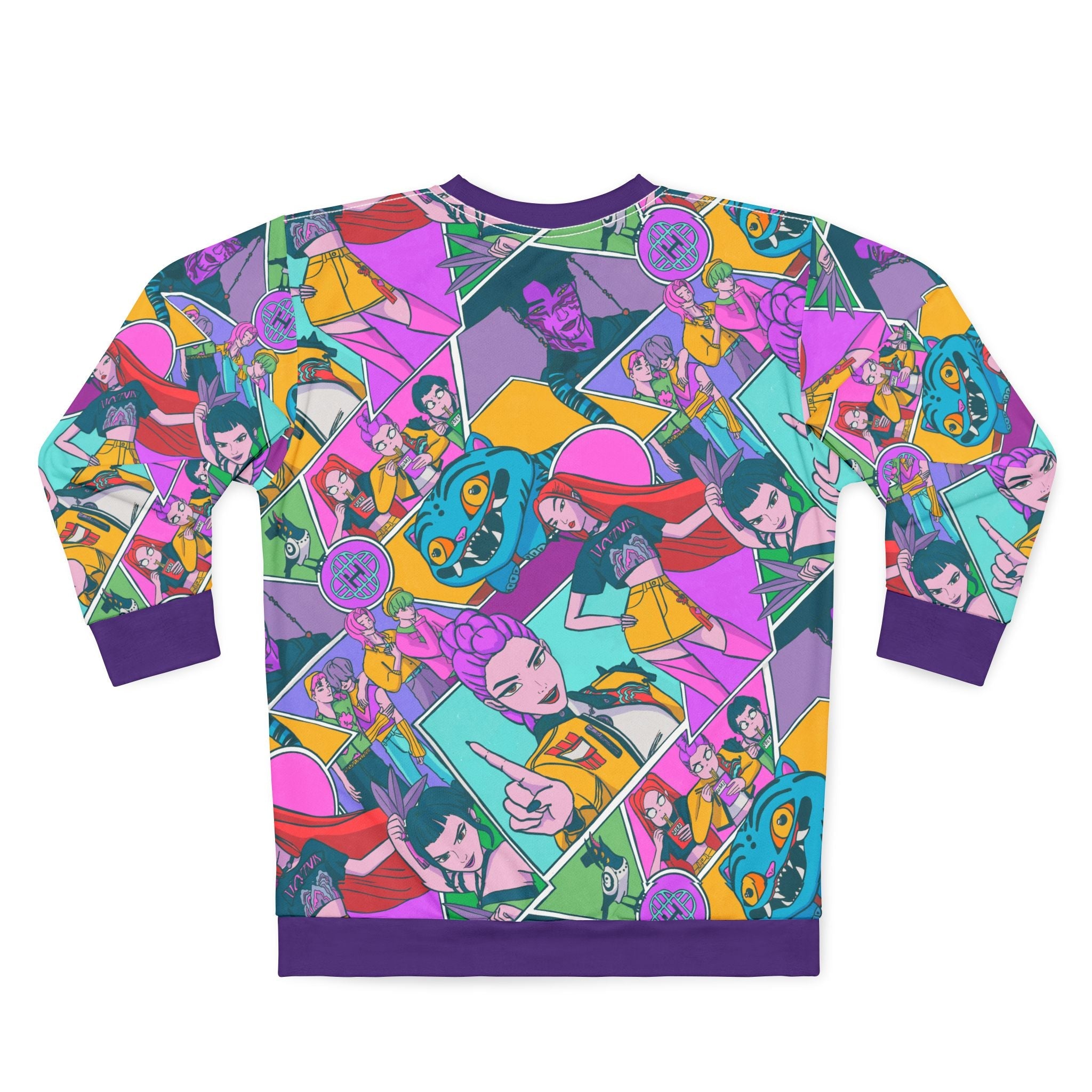 Kpop Demon Hunters Inspired Graphic Sweatshirt - Starry Skies Austin