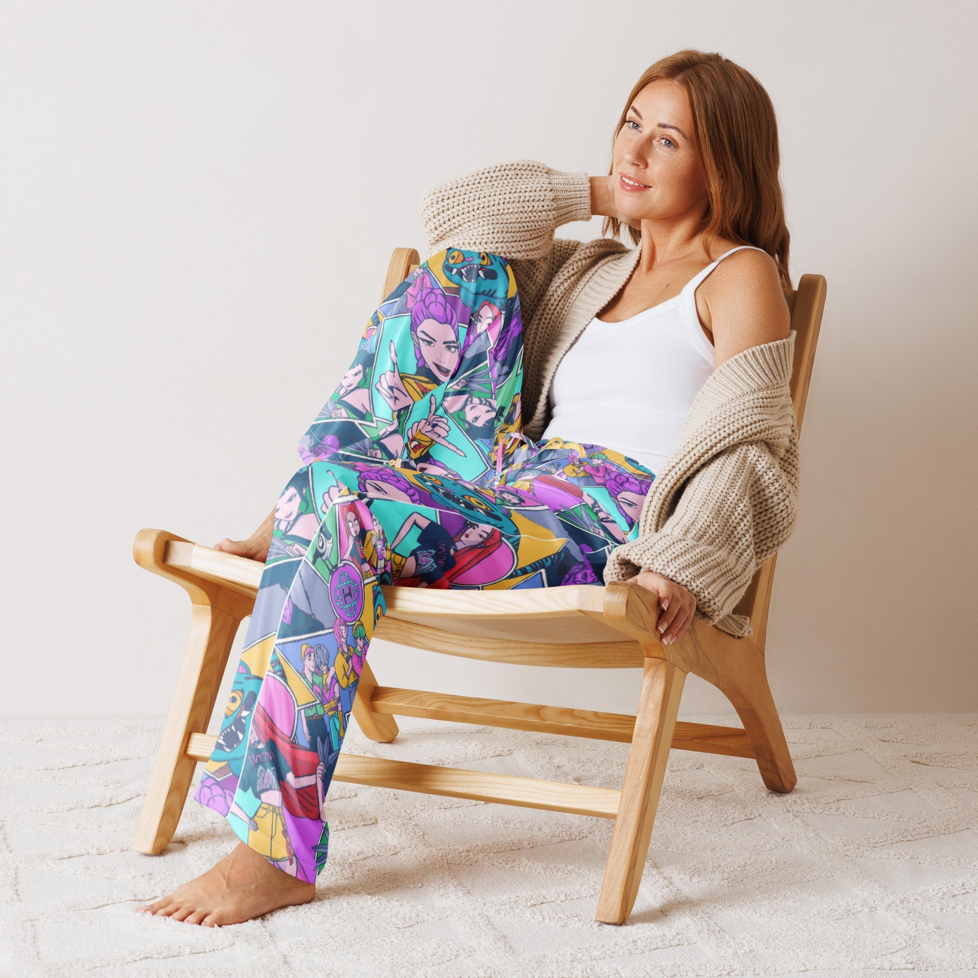 Kpop Demon Hunters women’s pajama pants - Starry Skies Austin