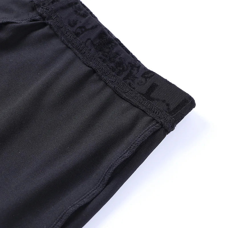 Lace High Waist Flare Pants - Starry Skies Austin