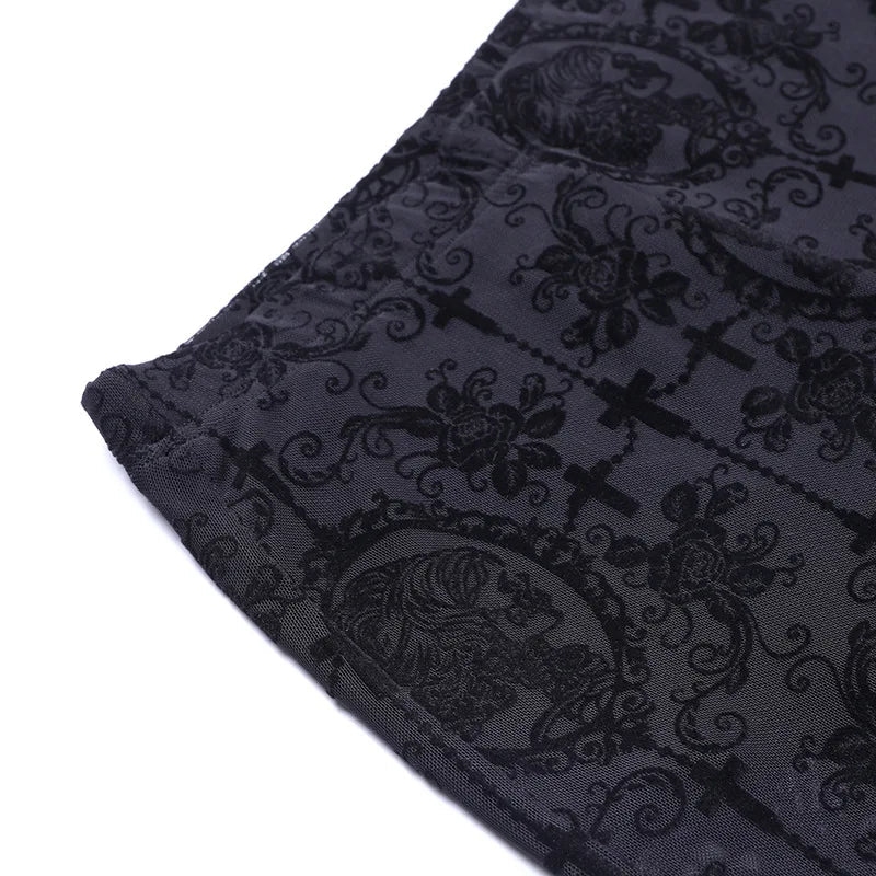 Lace High Waist Flare Pants - Starry Skies Austin
