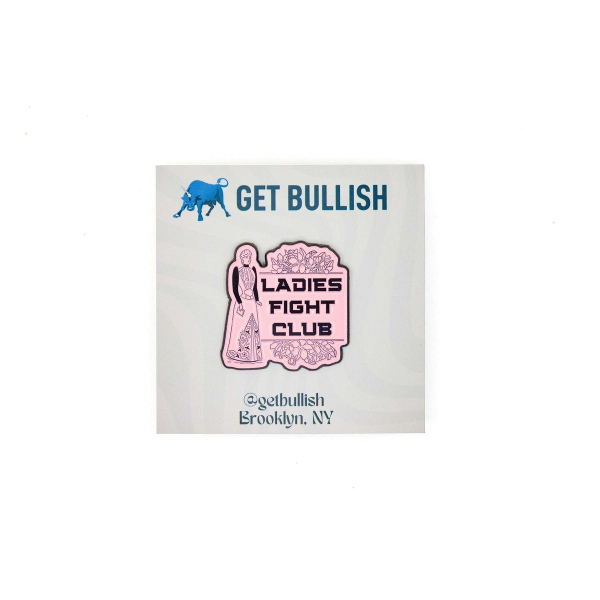 Ladies Fight Club Enamel Pin Victorian Funny Lapel Pin - Starry Skies Austin