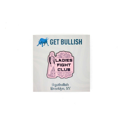 Ladies Fight Club Enamel Pin Victorian Funny Lapel Pin - Starry Skies Austin