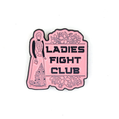 Ladies Fight Club Enamel Pin Victorian Funny Lapel Pin - Starry Skies Austin