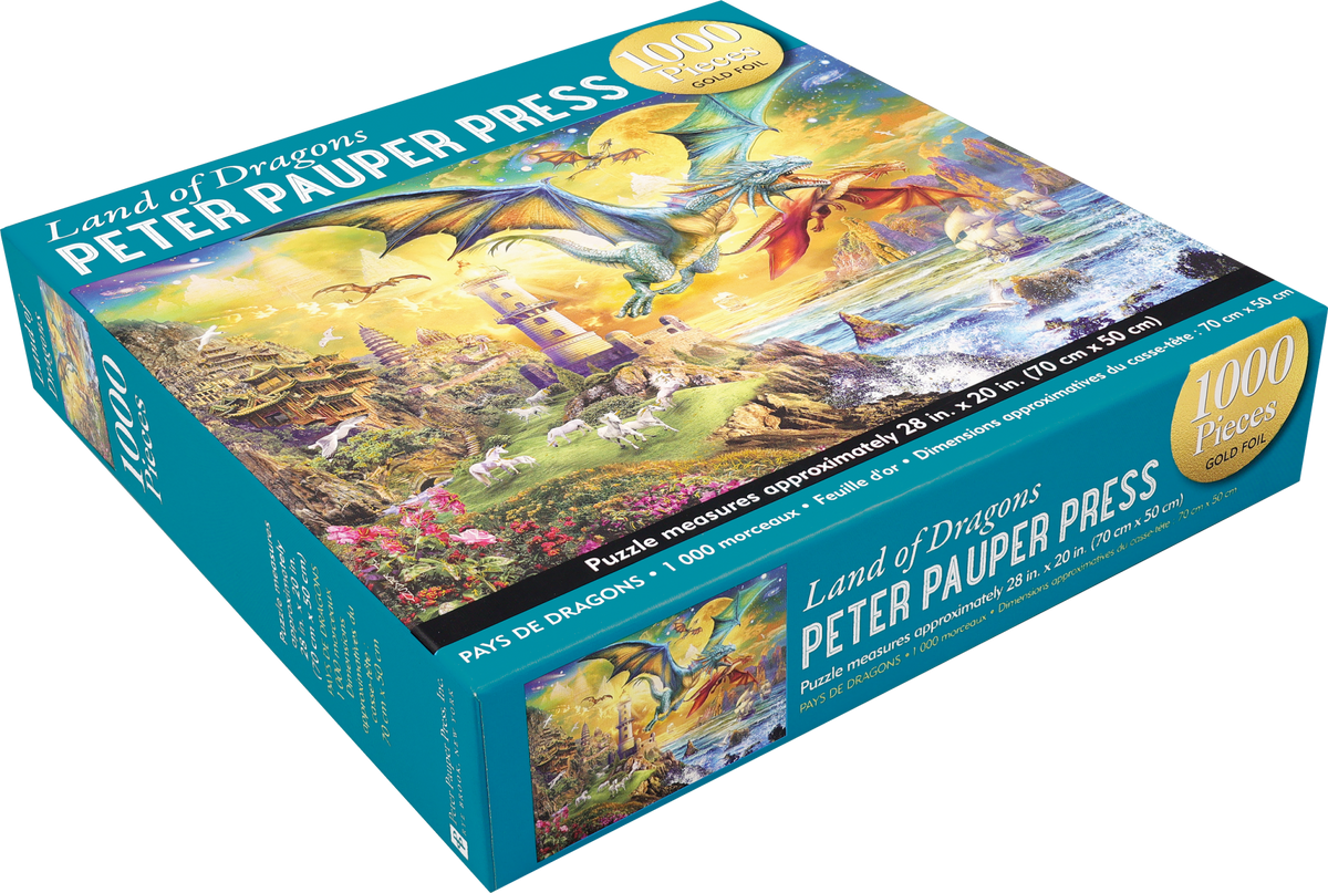 Land of Dragons 1000-Piece Jigsaw Puzzle - Starry Skies Austin
