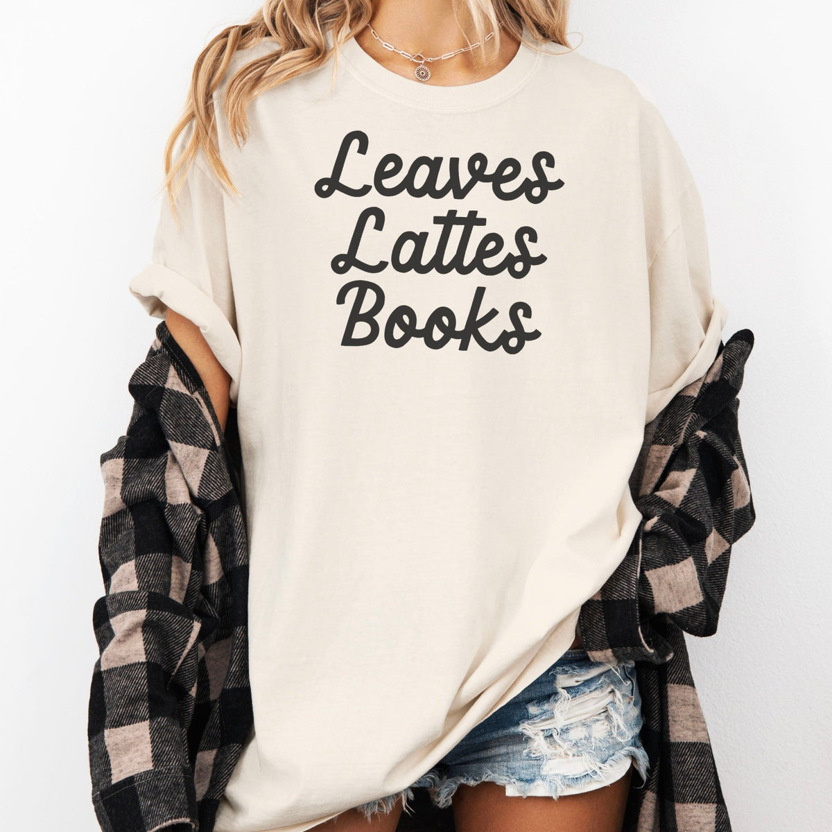 Leaves, Lattes, Books Premium Comfort Colors Shirt - Starry Skies Austin