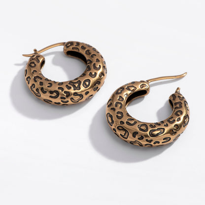 Leopard Hoops - Starry Skies Austin