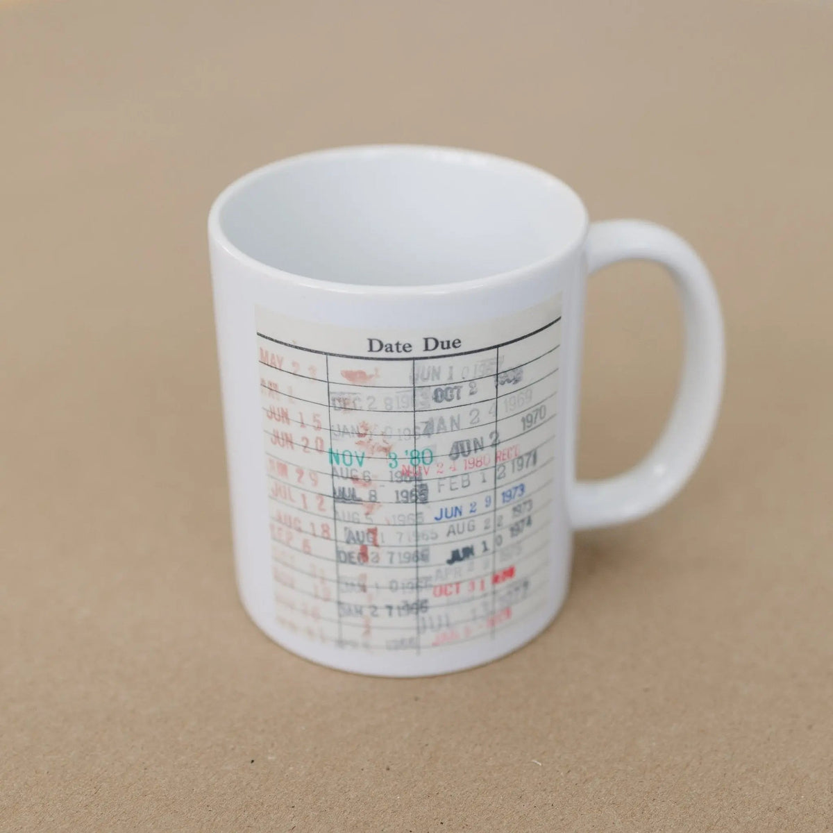 Library Card Coffee Mug - Book Club Gift - Coffee Tea Cup Gifts for Readers - Starry Skies Austin