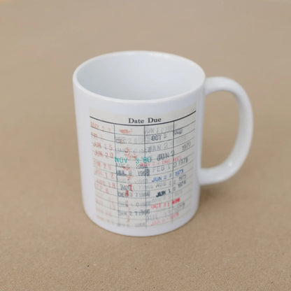 Library Card Coffee Mug - Book Club Gift - Coffee Tea Cup Gifts for Readers - Starry Skies Austin
