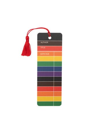 Library Card Pride Bookmark by Out Of Print - Starry Skies Austin