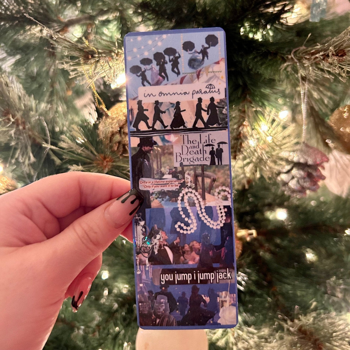 Life and Death Brigade Collage Bookmark - Starry Skies Austin