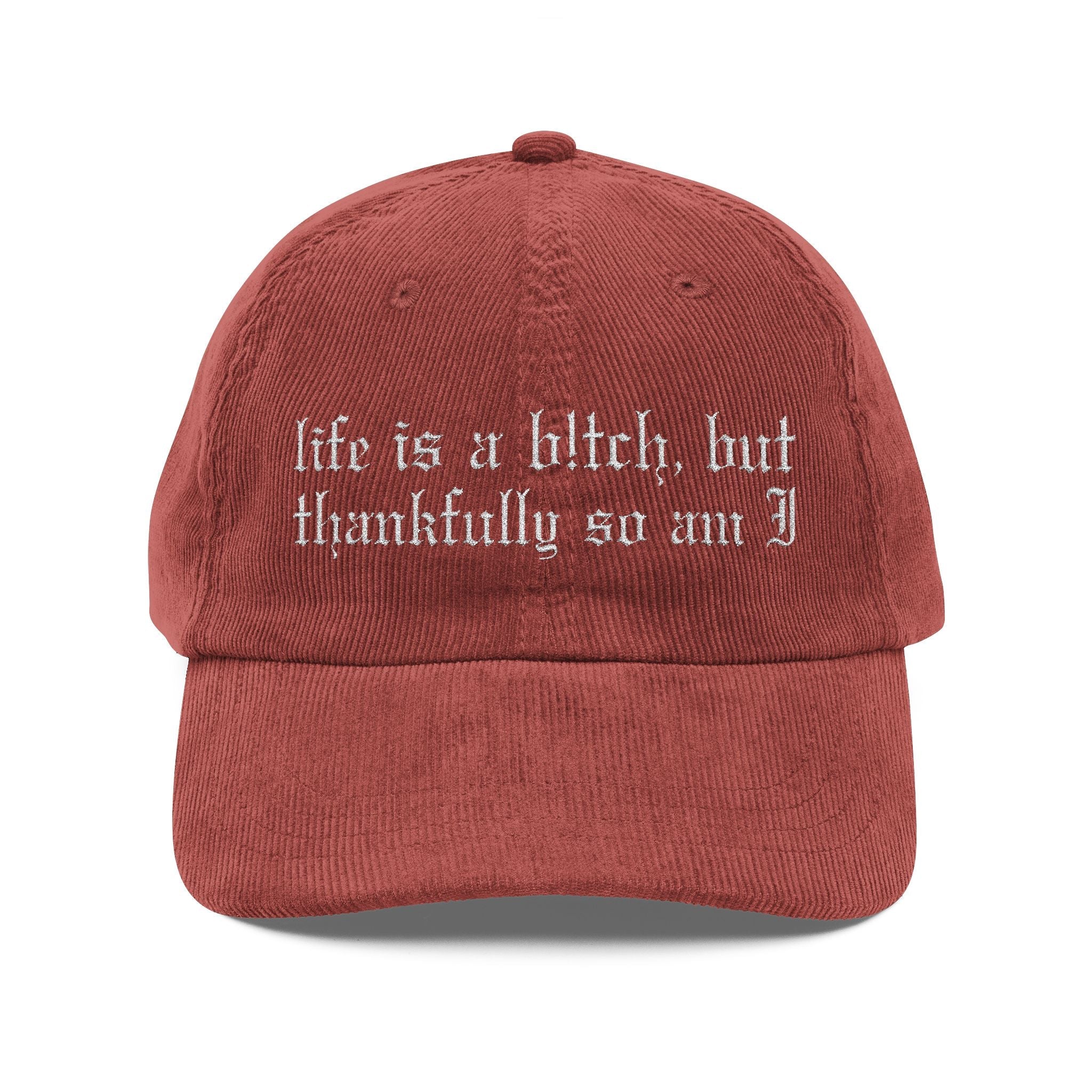 Life's a Bitch Corduroy Hat - Starry Skies Austin