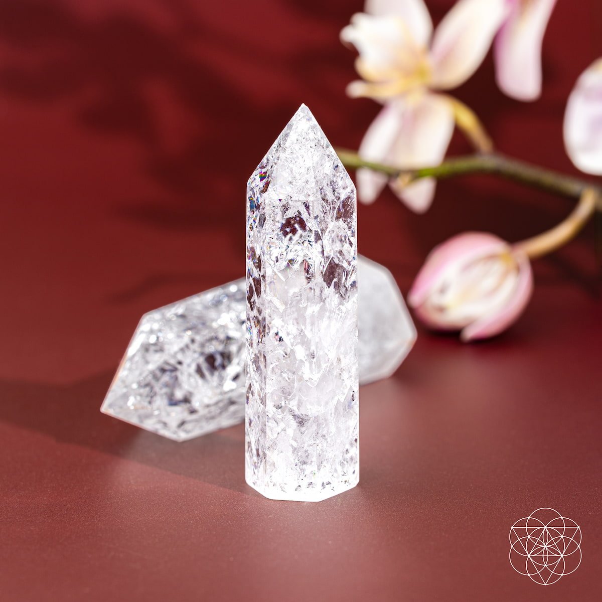 Limitless Manifestation - Ice Quartz Point - Starry Skies Austin
