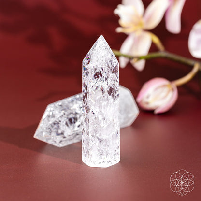 Limitless Manifestation - Ice Quartz Point - Starry Skies Austin