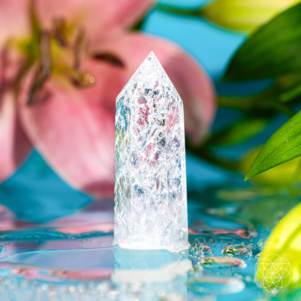 Limitless Manifestation - Ice Quartz Point - Starry Skies Austin