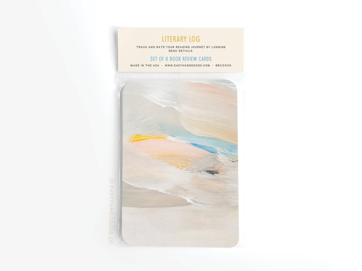Literary Log Book Review Card Set - Starry Skies Austin