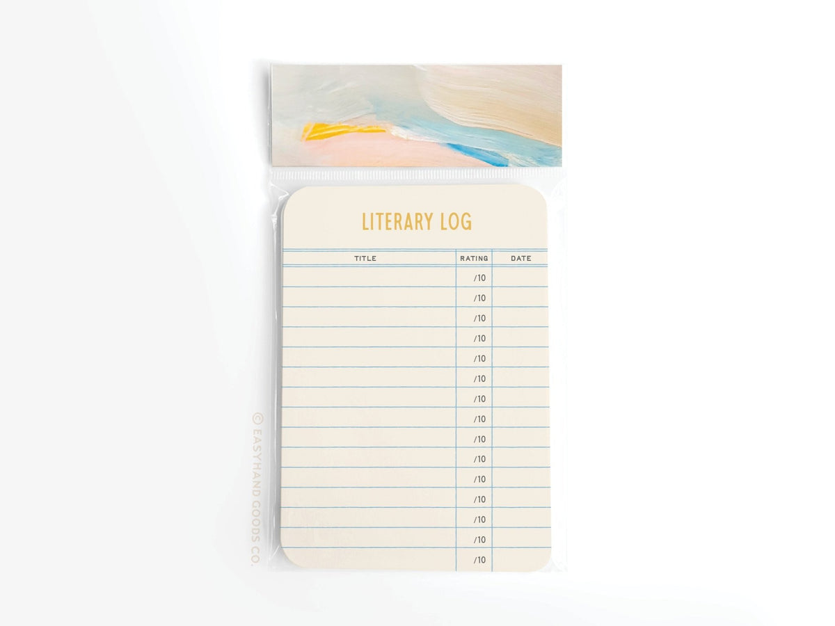 Literary Log Book Review Card Set - Starry Skies Austin