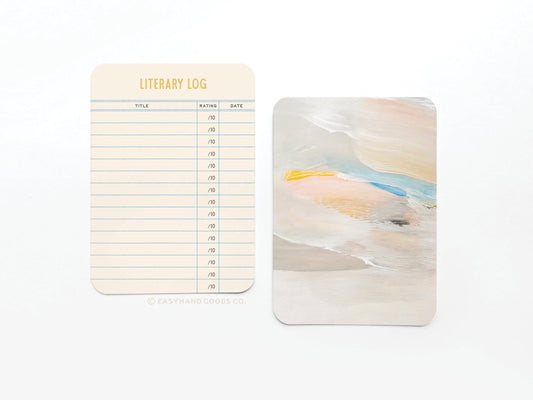 Literary Log Book Review Card Set - Starry Skies Austin